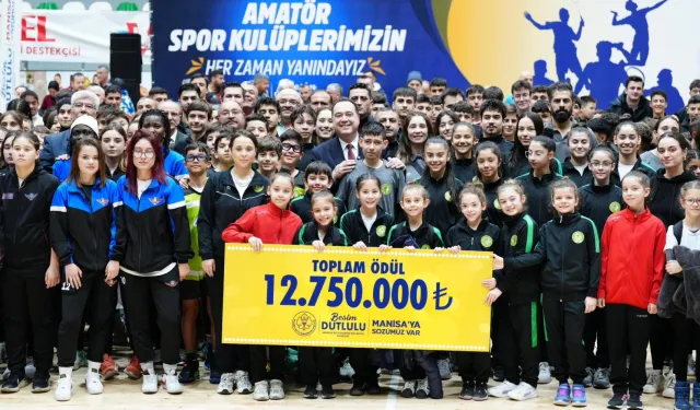 Manisa'dan amatör sporda 123 kulübe maddi destek