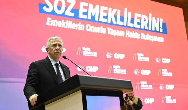 Mansur Yavaş emekliler buluşmasına katıldı