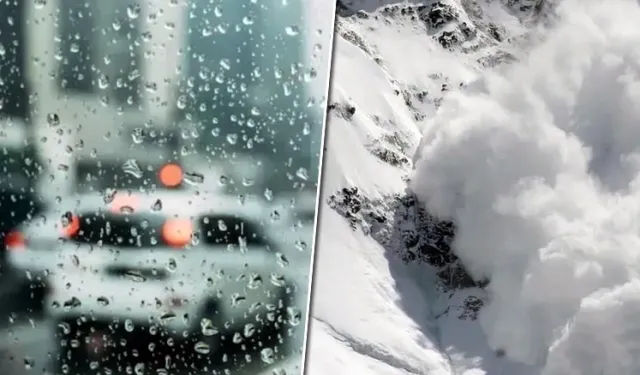 Meteoroloji'den kritik uyarılar: Kuvvetli yağış, don ve çığ tehlikesi!