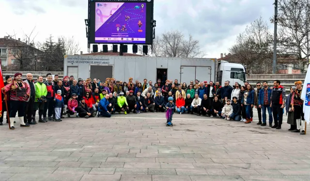 Ankara'da tekerler farkındalık için döndü