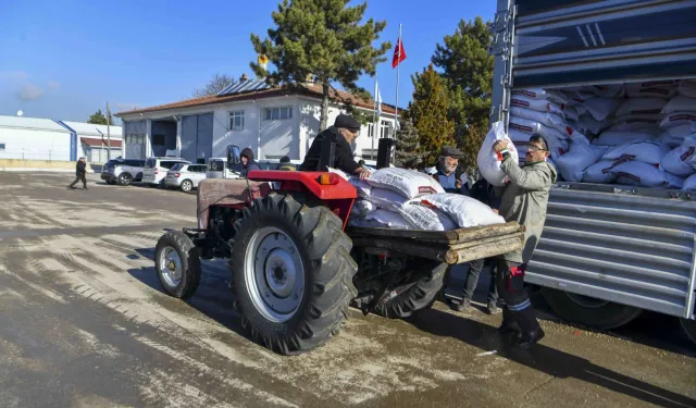 Başkentli üreticiye 1,5 milyon kilogram nohut tohumu desteği