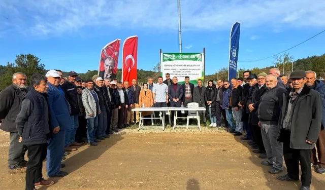 Bursa Büyükşehir'in kırsal kalkınma desteği sürüyor