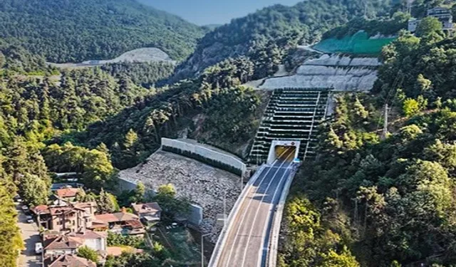 Bursa'nın ulaşımına Doğancı Tüneli nefes oldu