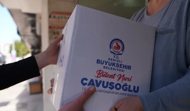 Denizli Büyükşehir ile ramazan bereketi kapı kapı yayılıyor