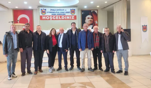 Edirne İpsala Şoförler Odası'nda Kutlubay güven tazeledi