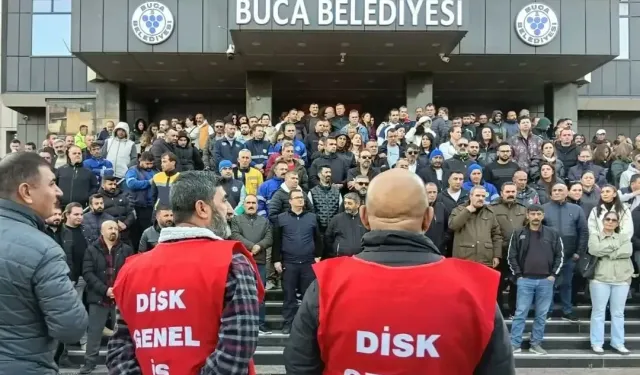 İzmir Buca Belediyesi'nde hizmetler durdu! İşçiler yine iş bıraktı