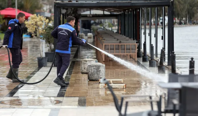 Muğla Köyceğiz'de göl taşkınının izleri silindi