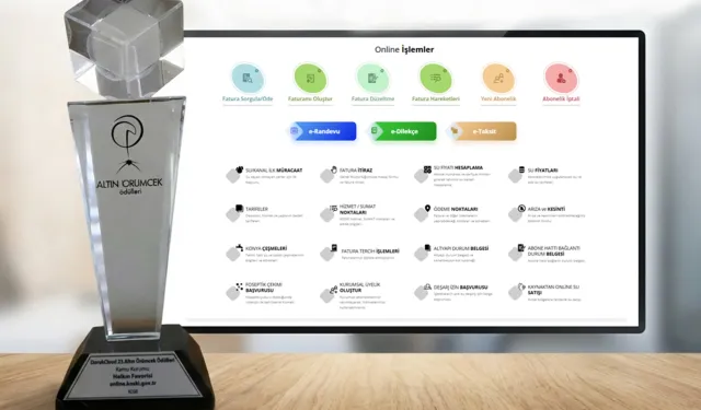 Online KOSKİ'ye 'halkın favorisi' ödülü