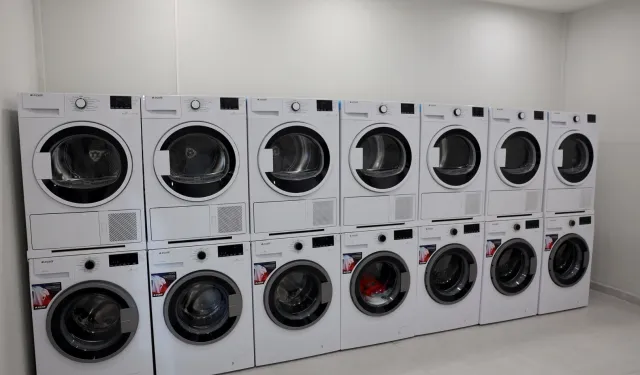 Sakarya'da öğrenci çamaşırhanesi hizmete girdi