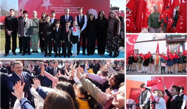 Bakan Tekin 12 Mart programına katıldı