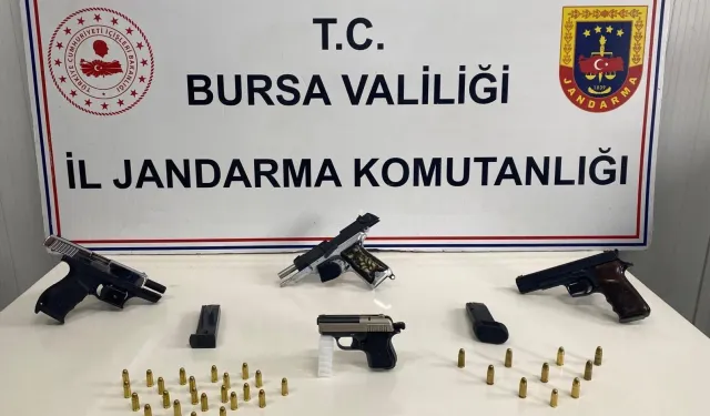 Bursa İnegöl'de ruhsatsız silah operasyonu