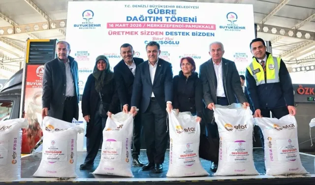 Denizli'de üreticiye 2 milyon kiloluk gübre desteği