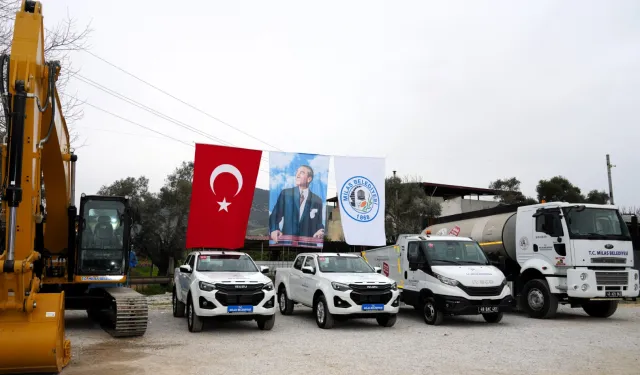 Muğla'da Milas Belediyesi araç filosunu güçlendirdi