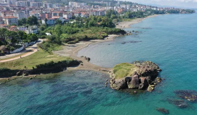 Ordu'da Ünye'de tarihi ada turizme kazandırılıyor