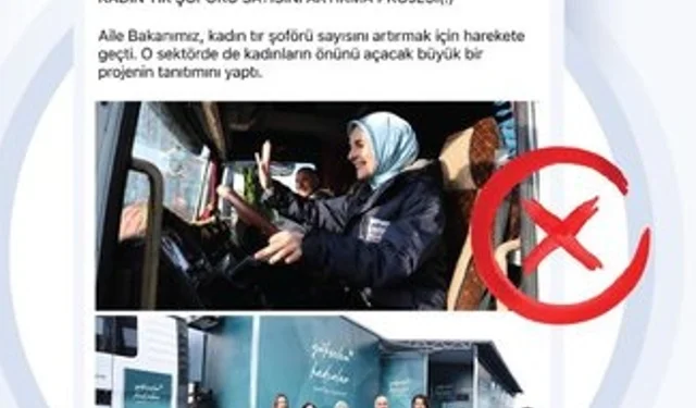 Bakanlıktan 'kadın TIR şoförlerine teşvik' iddialarına yalanlama