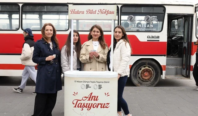 Balıkesir'de toplu taşıma gününde geçmişe yolculuk