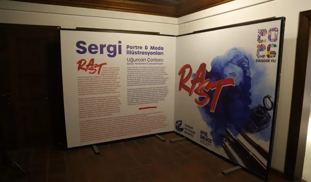 Eskişehir'de 'Rast' sergisi açıldı