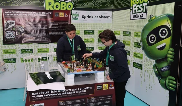 Konya'da ROBOFEST heyecanı... 917 robot yarışıyor