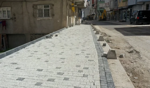 Ordu Kumru'ya modern kaldırım