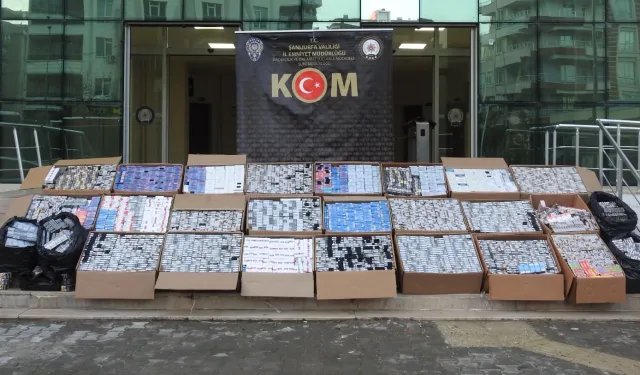 Şanlıurfa'da 2,5 milyon liralık kaçak sigara operasyonu