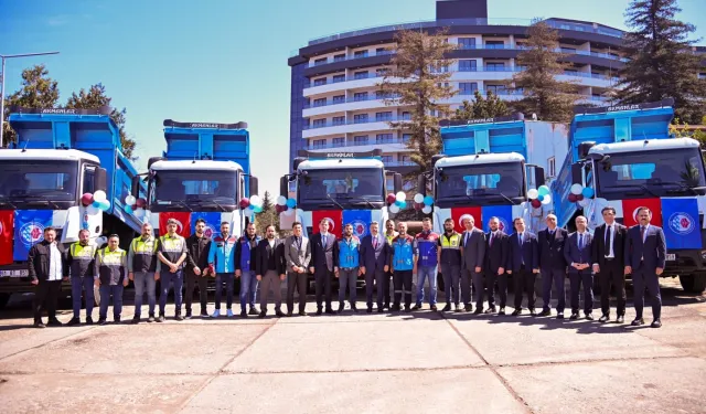 Trabzon'da Büyükşehir Belediyesi araç filosunu güçlendiriyor