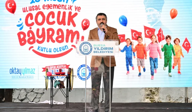 Yıldırım'da çocukların bayramı şölene dönüştü