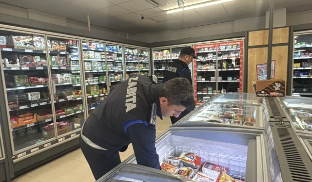 Zabıtadan marketlere sıkı denetim