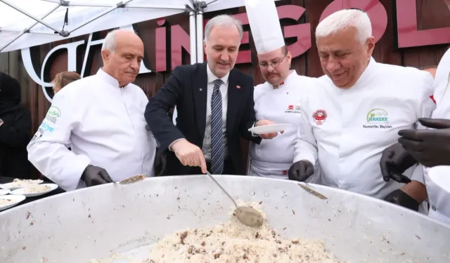 7 bölgenin 7 pilavı Bursa İnegöl'de tanıtıldı