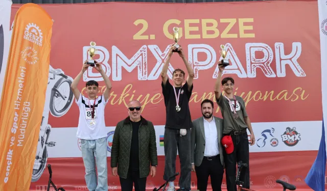 Gebze'de BMX Park Türkiye Şampiyonası nefes kesti