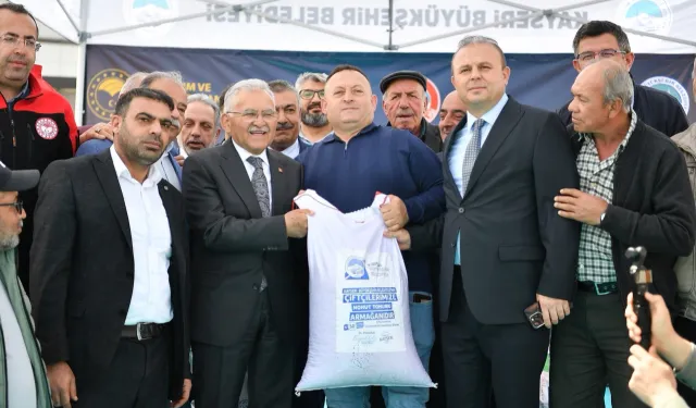 Kayserili çiftçiye 1.2 milyar liralık destek