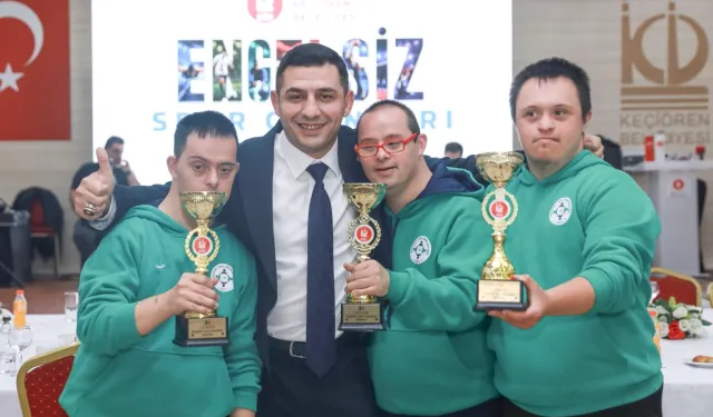 Keçiören'de engelsiz spor oyunları finalle taçlandı