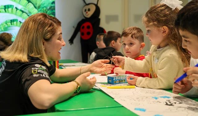 Konya Tropikal Kelebek Bahçesi'nde eğlenceli etkinlikler