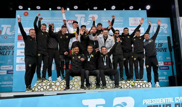 Konyalı sporcular Cumhurbaşkanlığı Turu'nda göz doldurdu