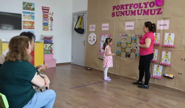 Maltepeli miniklerden ailelerine hüner sergisi