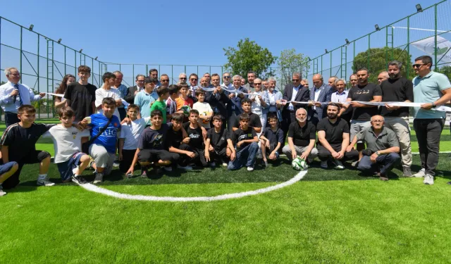 Bursa Osmangazi'den Çukurca'ya modern spor tesisi