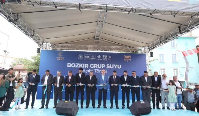 Konya'da Grup Suyu Projesi hizmete girdi