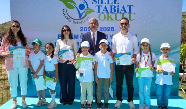Konya'da Sille Tabiat Okulu'nda yıl sonu heyecanı