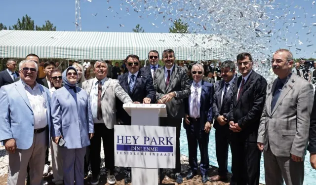 Kütahya'da Hey Park Dinlenme Tesisi'nin temeli atıldı