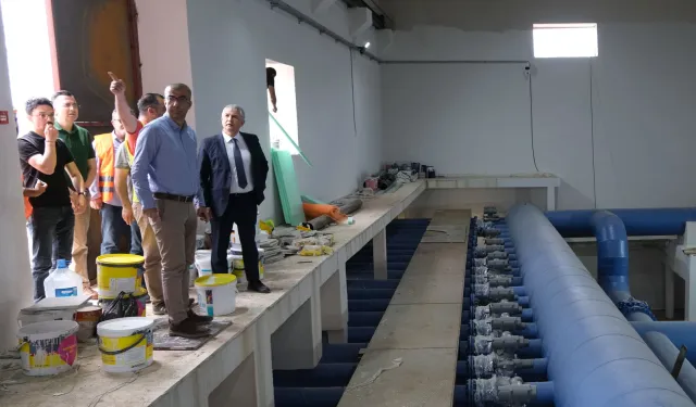 Kuzey Antalya İçmesuyu Tesisi'nde çalışmalarda sona yaklaşıldı