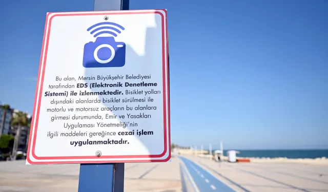 Mersin sahil şeridine 7/24 elektronik denetleme sistemi