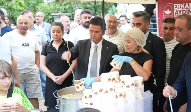 Bursa Osmangazi'den aşure bereketi Küplüpınar'da paylaşıldı