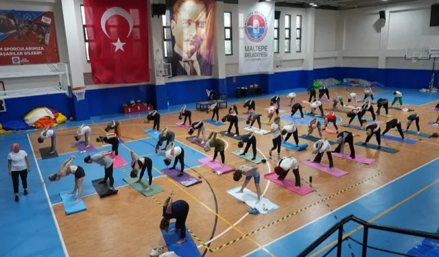 Maltepeli kadınlara ücretsiz yoga desteği