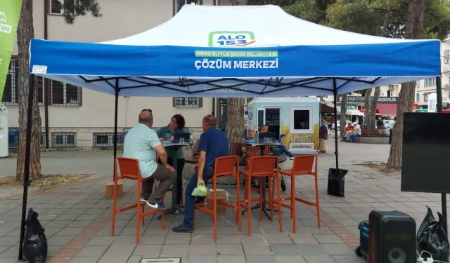 Ordu'da Çözüm Merkezi vatandaşlarla buluşuyor