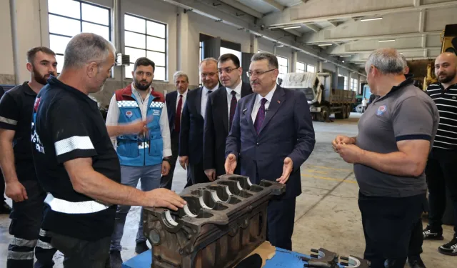Trabzon'da Başkan Genç personelle Bulak Yerleşkesi'nde buluştu