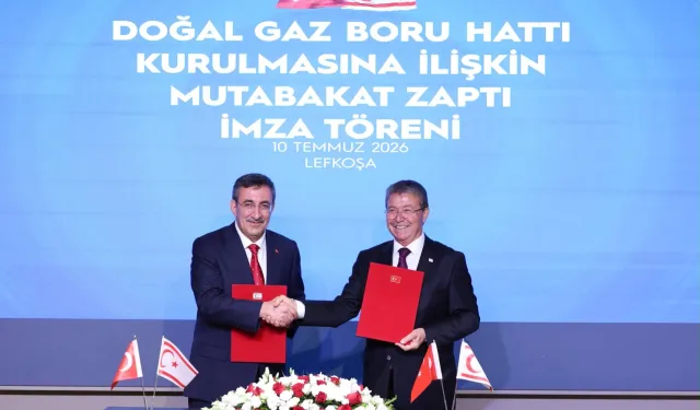Türkiye ile KKTC arasında doğal gaz boru hattı için tarihi adım