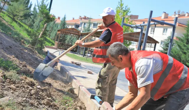 Ankara Keçiören'deki parklarda kapsamlı çalışma devam ediyor