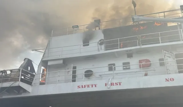 Dron saldırısına uğrayan Ro-Ro'daki yaralı personelin tedavisi sürüyor