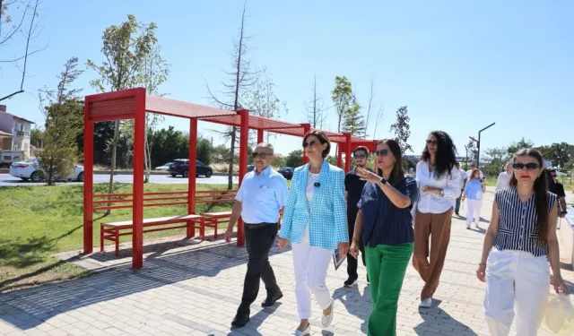 Eskişehir Gündoğdu'da yeşil alan çalışması