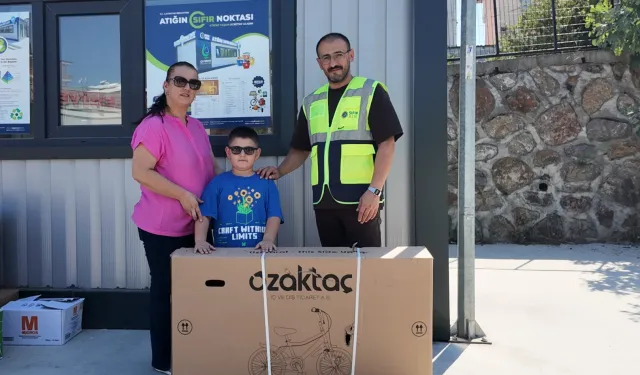 Kocaeli Çayırova'da atıklar hediyeye dönüşüyor