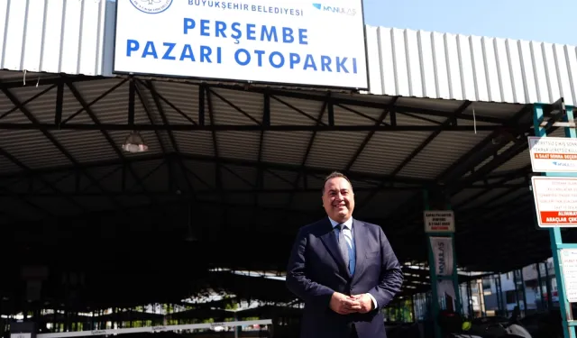 Manisa Büyükşehir'den Perşembe Pazarı'nda otopark hamlesi